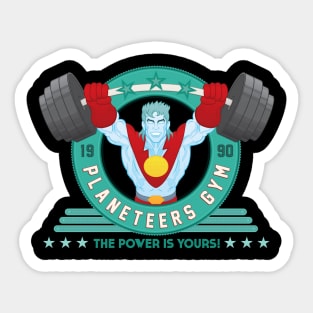 Planeteers Gym Sticker